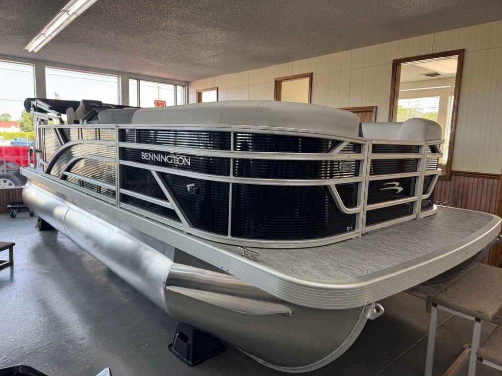Bennington 20SL S1 pontoon boat for sale at Hall's Sport Center.