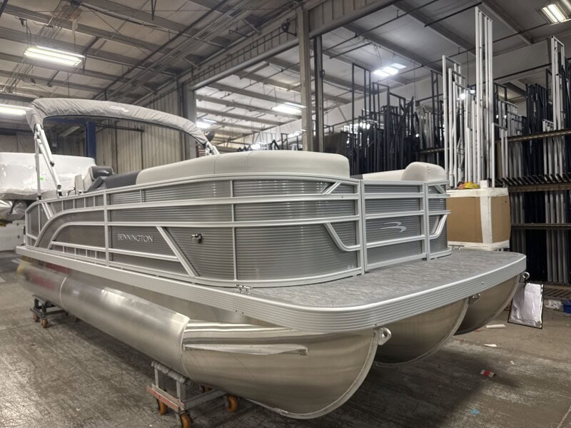 Bennington 22 S1-SSB pontoon boat for sale at Hall's Sport Center.
