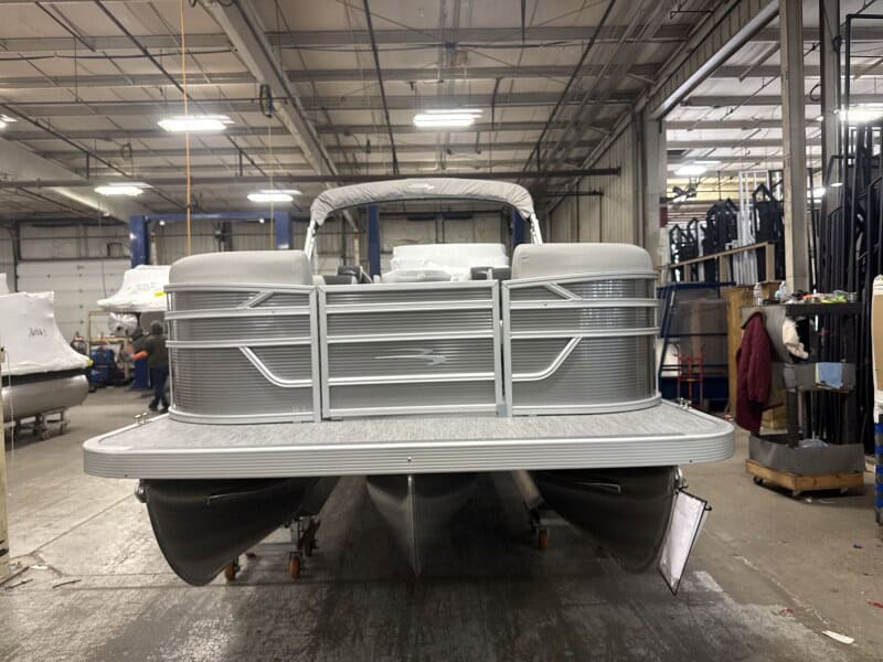 Pontoon boat for sale at Hall's Sport Center, featuring the 2026 Bennington 22 S1-SSB model.