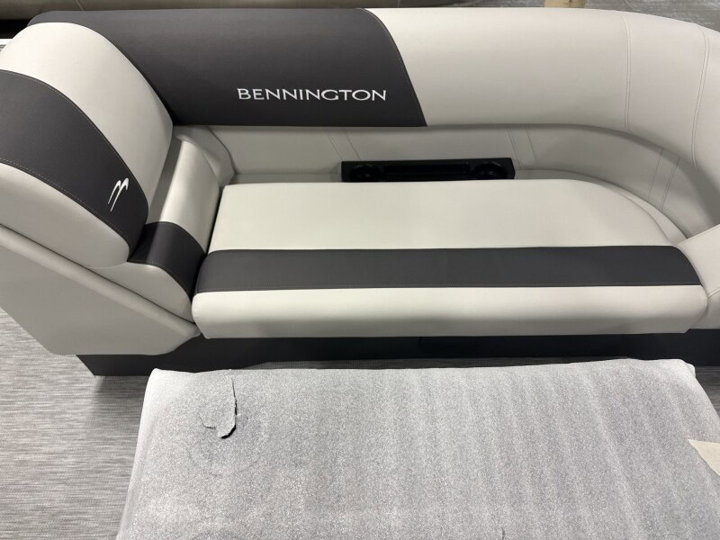 Bennington 2026 SSR luxury pontoon boat for sale at Hall's Sport Center.