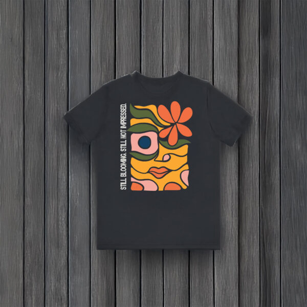 Abstract-Feminist-Art-Tee,-Still-Blooming-Matisse-Inspired-T-Shirt