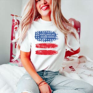 American-Flag-Anti-Hate-Statement-Tee,-Hate-Has-No-Home-Here-T-Shirt