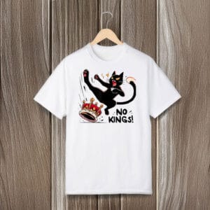 Anti-Authority-Graphic-Tee,-No-Kings-In-America-Funny-Black-Cat-T-Shirt-usa