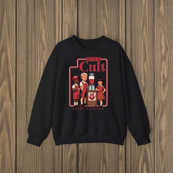 Anti-Fascism-Political-Satire-Tee,-You're-In-A-Cult-Shirt-us