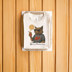 Anti-Trump-Shirt,-Cat-Drink-Whisky-Shirts
