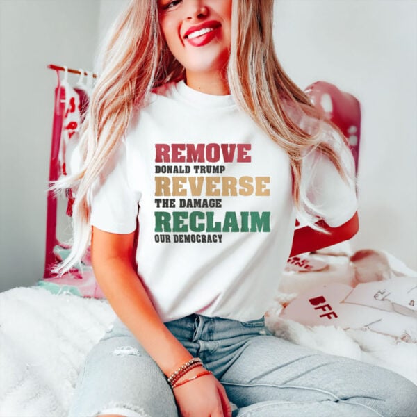 Anti-Trump-Shirt,-Donald-Trump-The-Damage-Our-Democracy-Shirt