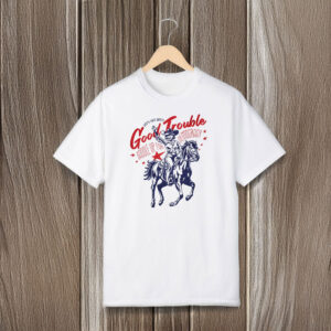 Anti-Trump-Shirt,-Good-Trouble-Cowgirl-Retro-Shirt-usa