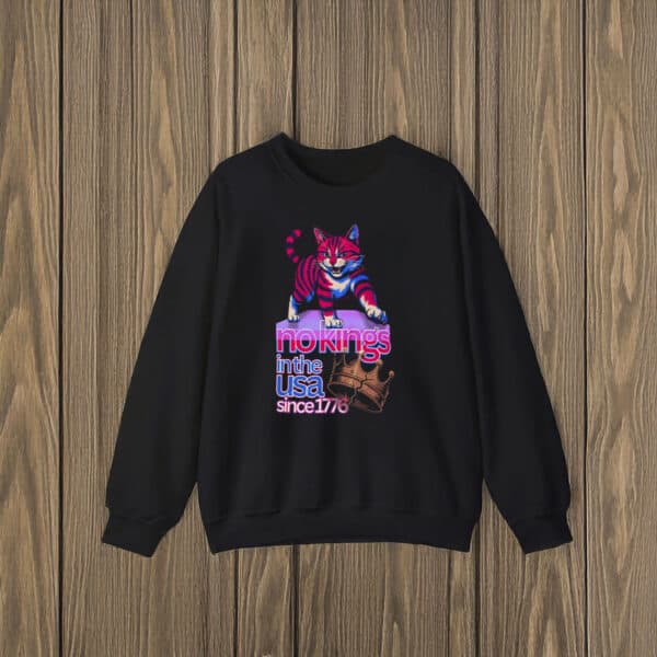 Anti-Trump-Shirt,-No-Kings-in-America-Cat-Impeach-Shirts