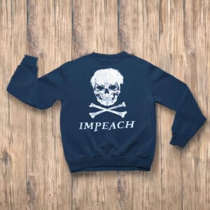 Anti-Trump-Skull-Protest-Graphic-Tee,-Not-My-President-Impeach-T-Shirts