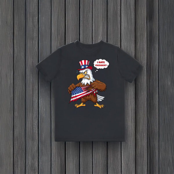 Bold-Political-Statement-Graphic-Tee,-I-Hate-the-President-Shirt