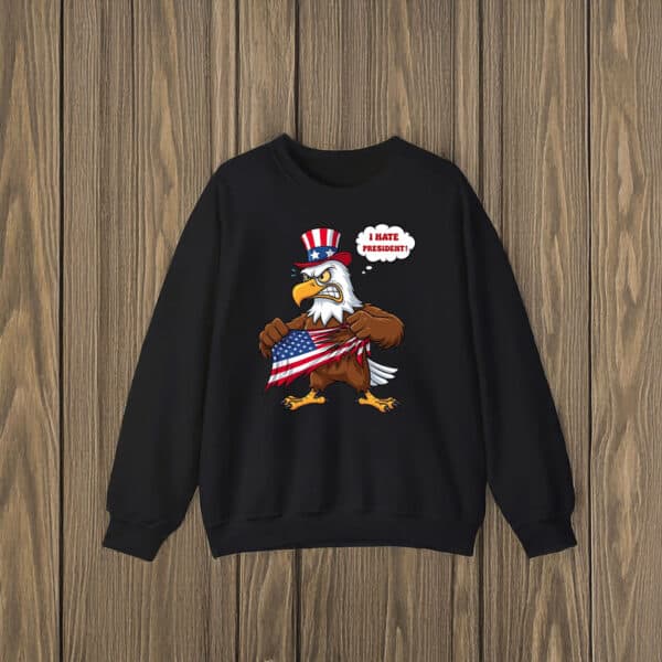 Bold-Political-Statement-Graphic-Tee,-I-Hate-the-President-Shirts