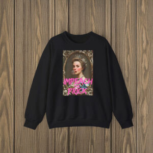 Bold-Political-Statement-Tee,-IMPEACH-THE-PRICK-Black-Sassy-Queen-Bubblegum-T-Shirt-us