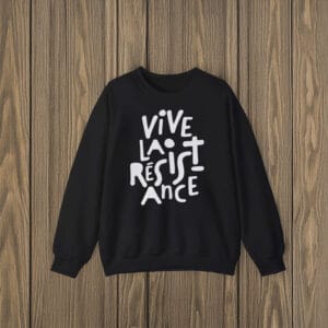 Bold-Protest-&-Revolution-Graphic-Tee,-Vive-La-Résistance-T-Shirt-us