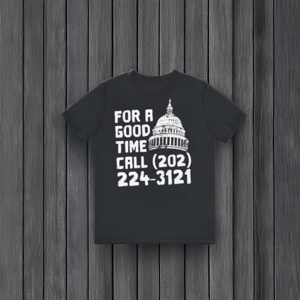 Capitol-Call-Humor-Tee,-Political-Protest-Shirt