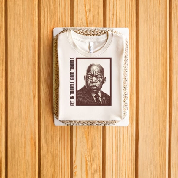 Civil-Rights-Icon-Tribute-Tee,-John-Lewis-Good-Trouble-T-Shirt-us
