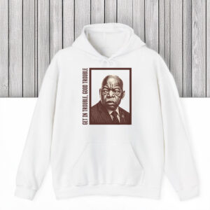 Civil-Rights-Icon-Tribute-Tee,-John-Lewis-Good-Trouble-T-Shirts