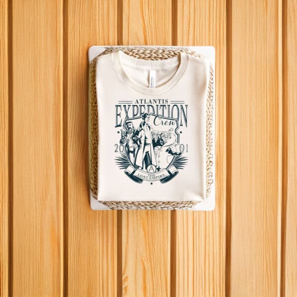 Classic-Animated-Movie-Tee,-Vintage-Atlantis-Expedition-Crew-2001-The-Lost-Empire-Disney-Shirts