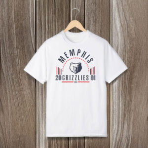 Classic-Basketball-Team-Logo-Shirt,-Memphis-Grizzlies-Tee