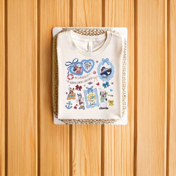 Classic-Disney-Characters-Shirt,-Coquette-Bows-Disney-Cruise-Line-Tee-us