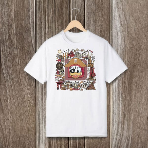 Colorful-Disney-Pirate-Adventure-Tee,-Daisy-Duck-Pirates-T-Shirt