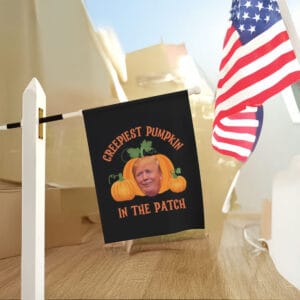 Creepiest-Pumpkin-Halloween-Political-Flag,-Fall-Anti-Trump-Flag-usa