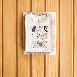Cute-Floral-Kittens-Protest-Youth-Tee,-Subtle-Anti-Trump-Cat-T-Shirt-us