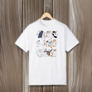 Cute-Floral-Kittens-Protest-Youth-Tee,-Subtle-Anti-Trump-Cat-T-Shirt-usa