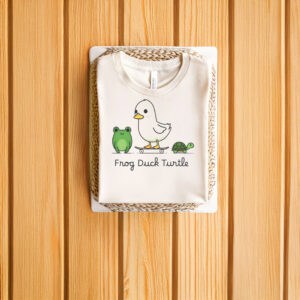 Cute-Political-Cartoon-Tee,-Frog-Duck-Turtle-(FDT)-Activist-T-Shirt-us