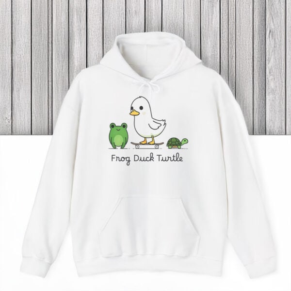 Cute-Political-Cartoon-Tee,-Frog-Duck-Turtle-(FDT)-Activist-T-Shirts