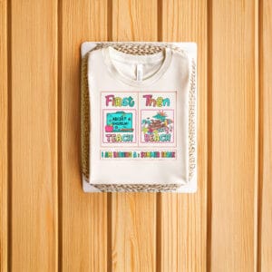 Cute-Teacher-Summer-Break-Shirt,-First-Teach-Then-Beach-T-Shirts