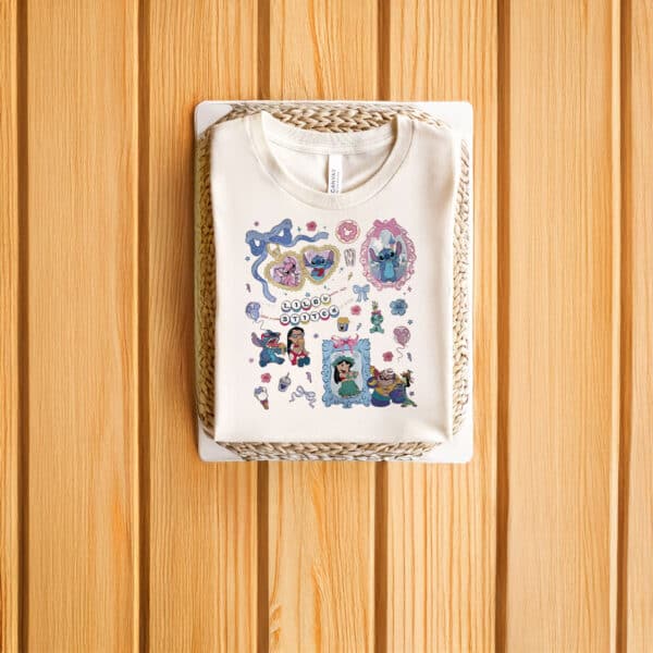 Cute-Y2K-Disney-Aesthetic-Tee,-Retro-Coquette-Bows-Lilo-&-Stitch-Shirts