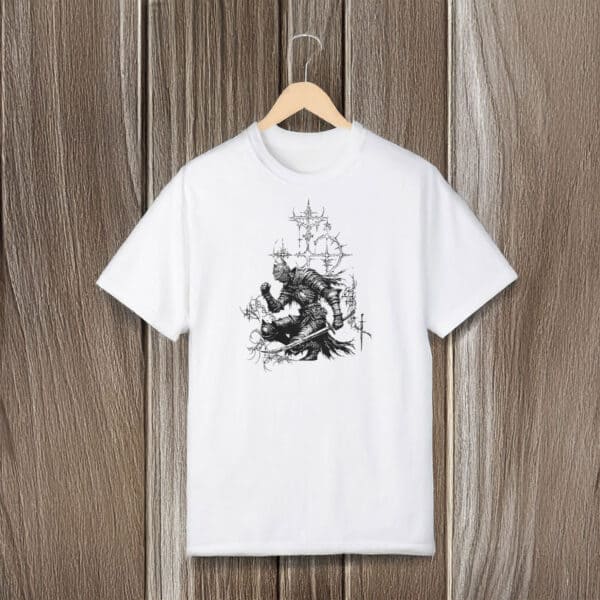 Dark-Souls-Knight-Warrior-Graphic-Unisex-T-Shirt-usa