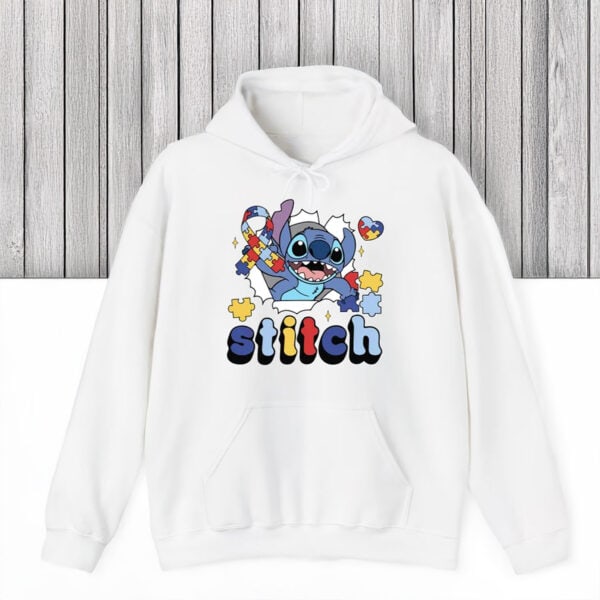 Disney-Stitch-Autism-Awareness-Puzzle-Ribbon-T-Shirts