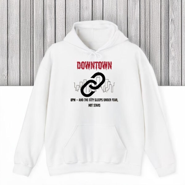 Downtown-Protest-Graphic-Tee,-Urban-Dystopia-Design,-Locked-Down-Not-by-Choice-T-Shirt-us