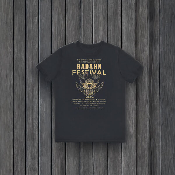 Elden-Ring-Vintage-Battle-Tee-for-Tarnished-Warriors,-Radahn-Festival-Shirt