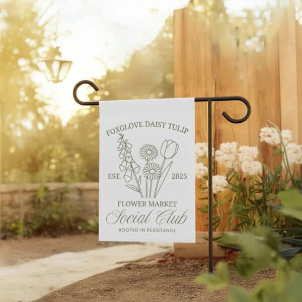 Elegant-Floral-Resistance-Banner,-Foxglove-Daisy-Tulip-Social-Club-Flags