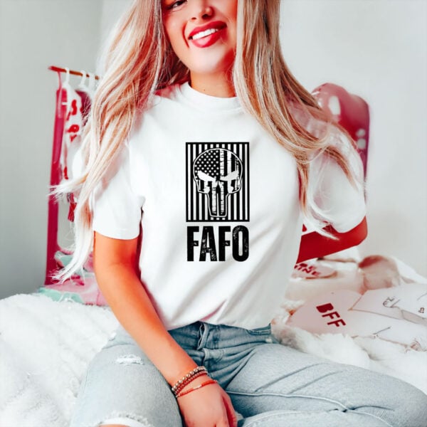 F-Around-and-Find-Out-Patriotic-Skull-Graphic-Tee,-FAFO-T-Shirt