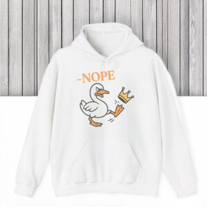 Fun-Political-Protest-Graphic-Tee,-No-Kings-Silly-Anti-Trump-Goose-Shirts