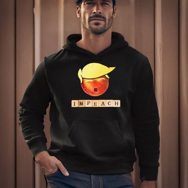Funny-Anti-Trump-Peach-Face-Protest-Tee,-IMPEACH-Political-Satire-T-Shirt