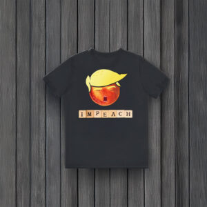 Funny-Anti-Trump-Peach-Face-Protest-Tee,-IMPEACH-Political-Satire-T-Shirt-usa