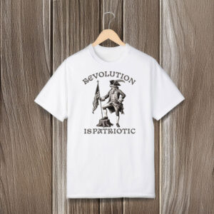 Historical-Political-Graphic-Tee,-Revolution-Is-Patriotic-4th-of-July-Shirt