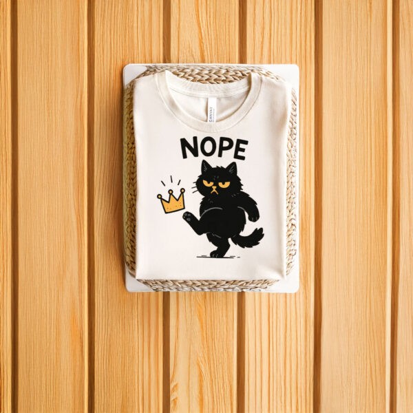 Humorous-Anti-Authority-Black-Cat-Shirt,-Funny-Grumpy-Cat-Tees