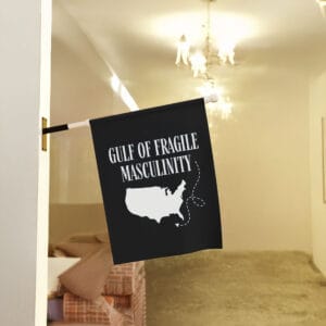 Humorous-Political-Garden-Banner,-Funny-Gulf-of-Mexico-Flag-us