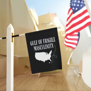Humorous-Political-Garden-Banner,-Funny-Gulf-of-Mexico-Flag-usa
