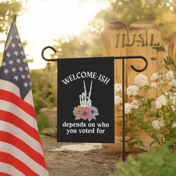 Humorous-Political-Statement-Tee,-Welcome-ish-Funny-House-T-Shirts