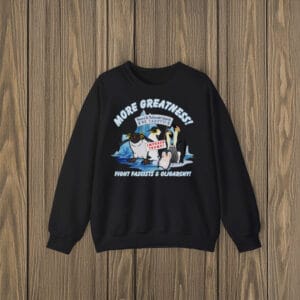 Impeach-Trump-Protest-Tee,-Fight-Fascism-&-Oligarchy,-Political-Penguins-Anti-Trump-T-Shirts