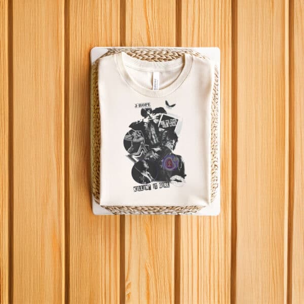 Kpop-BTS-Inspired-Fan-Tee,-J-Hope-“Killin’-It-Girl”-Collage-T-Shirt-us