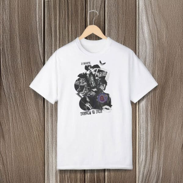 Kpop-BTS-Inspired-Fan-Tee,-J-Hope-“Killin’-It-Girl”-Collage-T-Shirt-usa