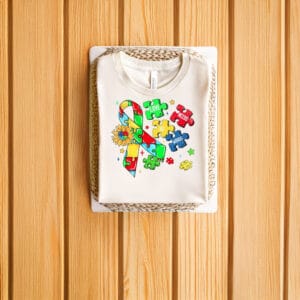 Love-Needs-No-Words,-Colorful-Autism-Awareness-Puzzle-Ribbon-T-Shirt-us