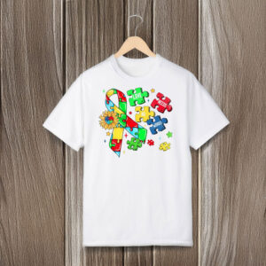 Love-Needs-No-Words,-Colorful-Autism-Awareness-Puzzle-Ribbon-T-Shirt-usa